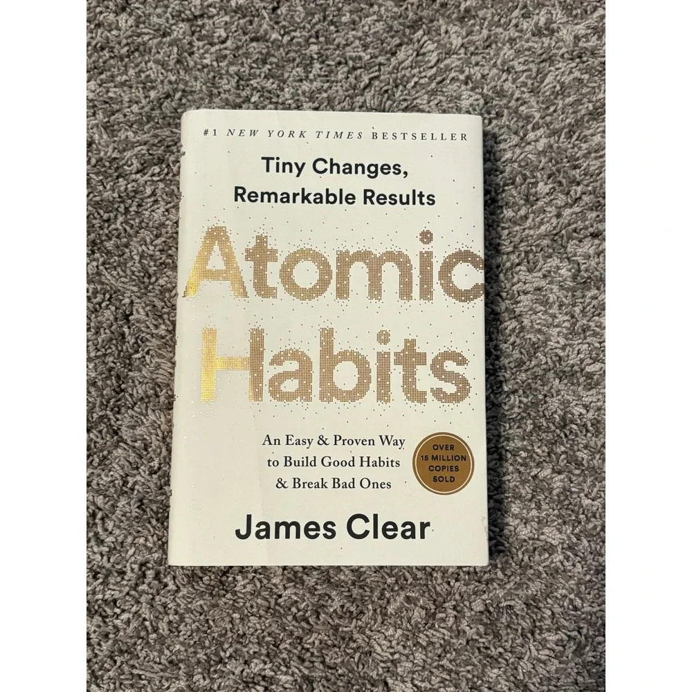 Atomic Habits James Clear Hardcover Book Tiny Changes Remarkable Results Avery
